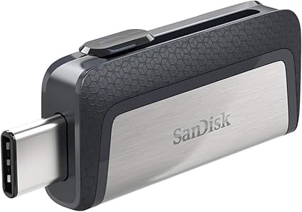 SanDisk 256GB Ultra Dual Drive USB Type-C - USB-C, USB 3.1 - SDDDC2-256G-G46,Black