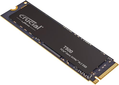 Crucial T500 2TB Gen4 NVMe M.2 Internal Gaming SSD, Up to 7400MB/s, Laptop & Desktop Compatible + 1mo Adobe CC All Apps - CT2000T500SSD8