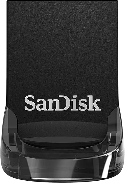 SanDisk 512GB Ultra Fit USB 3.2 Gen 1 Flash Drive - Up to 400MB/s, Plug-and-Stay Design - SDCZ430-512G-GAM46, Black