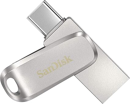 SanDisk 1TB Ultra Dual Drive Luxe USB Type-C - SDDDC4-1T00-G46, Silver