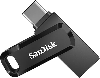 SanDisk 256GB Ultra Dual Drive Go USB Type-C Flash Drive, Black - SDDDC3-256G-GAM46​