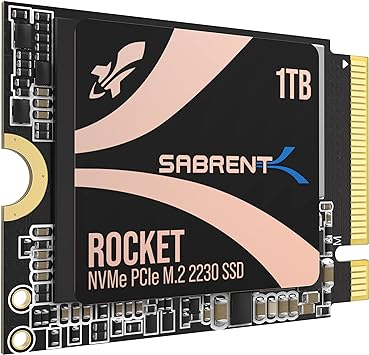 SABRENT Rocket 2230 NVMe 4.0 1TB High Performance PCIe 4.0 M.2 2230 SSD [SB-2130-1TB]