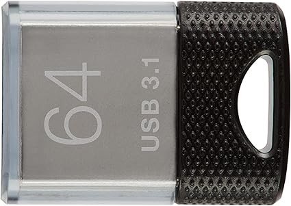 PNY 64GB Elite-X Fit USB 3.1 Flash Drive - 200MB/s, Color-Black