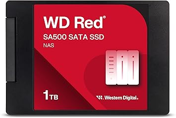 Western Digital 1TB WD Red SA500 NAS 3D NAND Internal SSD - SATA III 6 Gb/s, 2.5