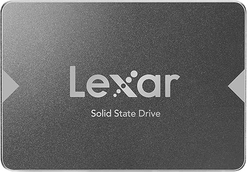 Lexar 512GB NS100 SSD 2.5” SATA III Internal Solid State Drive, Up to 550MB/s Read, Gray (LNS100-512RBNA)