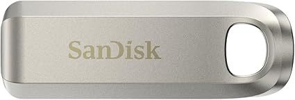 SanDisk 256GB Ultra Luxe USB Type-C Flash Drive - Up to 400MB/s, USB 3.2 Gen 1, Premium Metal Design - SDCZ75-256G-G46