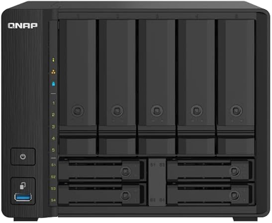 QNAP TS-932PX-4G 5+4 Bay High-Speed NAS with Two 10GbE and 2.5GbE Ports