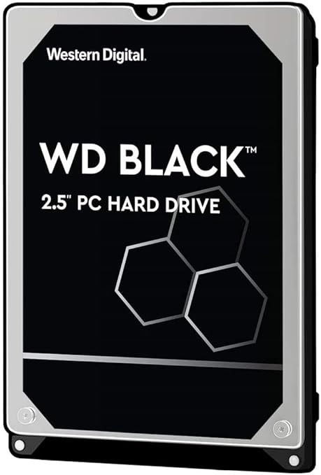 Western Digital 1TB WD Black Performance Mobile Hard Drive - 7200 RPM Class, SATA 6 Gb/s, 64 MB Cache, 2.5