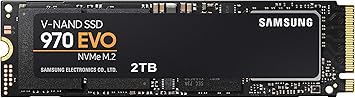 SAMSUNG 970 EVO SSD 2TB M.2 NVMe Interface Internal Solid State Drive + 2mo Adobe CC Photography with V-NAND Technology (MZ-V7E2T0BW)