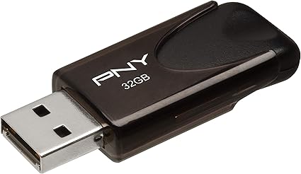 PNY 32GB Attaché 4 USB 2.0 Flash Drive, Black