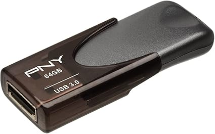 PNY 64GB Turbo Attache 4 USB 3.0 Flash Drive