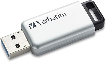 Verbatim 16GB Store'n' Go Secure Pro USB 3.0 Flash Drive with AES 256 Hardware Encryption - Silver