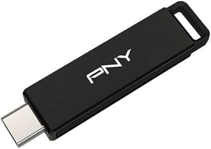 64GB PNY Elite-X Type-C USB 3.2 Gen 1 Flash Drive – 200MB/s Read, Ultra Fast Storage and File Transfers for Type-C Devices