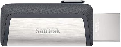 Sandisk Ultra Dual - USB Flash Drive - 64 GB - Gray