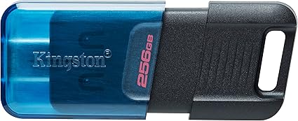 Kingston DataTraveler 80 M 256GB USB-C Flash Drive | USB 3.2 Gen 1 | Up to 200MB/s | DT80M/256GB