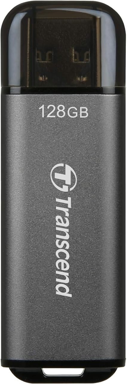 Transcend 128GB JetFlash 920 USB 3.2 Gen 1 Flash Drive TS128GJF920, Grey