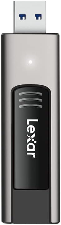 Lexar 64GB JumpDrive M900 USB 3.2 Gen 1 Flash Drive for Storage Expansion and Backup, Up To 300MB/s Read, Metal Design, Titanium (LJDM900064G-BNQNU)