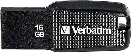 Verbatim 16GB Ergo USB 2.0 Flash Drive – Black