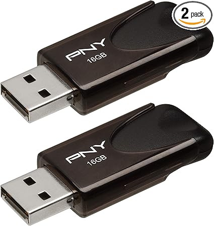 PNY 16GB Attaché 4 USB 2.0 Flash Drive 2-Pack