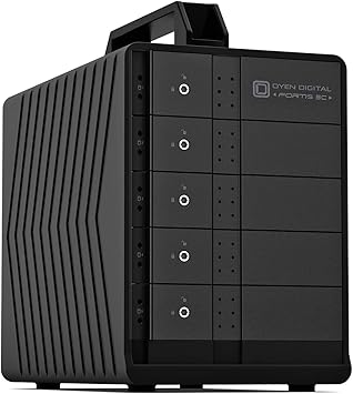 100TB Fortis 5C 5-Bay USB-C External RAID Drive Array