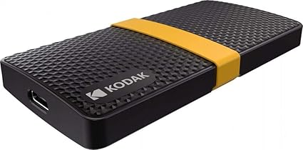 KODAK Portable SSD X200 drive - 512GB with USB-C 3.1 Gen 2