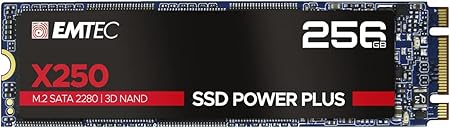 Emtec X250 Power Plus M.2 SATA SSD (256GB)