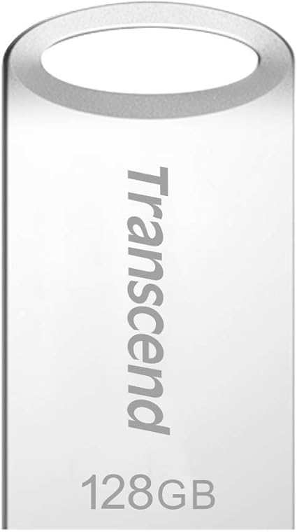 Transcend 128GB JetFlash 710 USB 3.1/3.0 Flash Drive (TS128GJF710S), Sliver