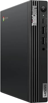 Lenovo ThinkCentre M60q Chromebox Tiny Desktop Computer, Intel Core i3-1215U 1.2GHz, 8GB RAM, 128GB SSD, Chrome OS, Black