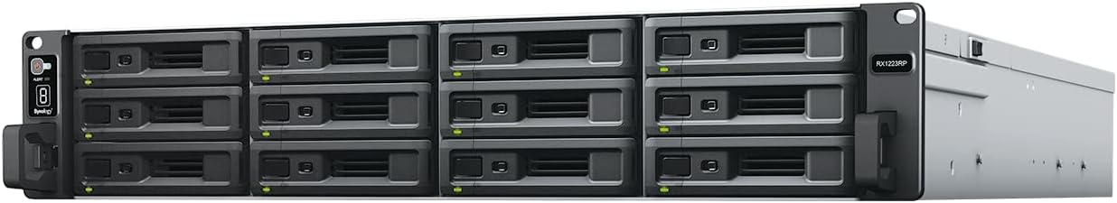 Synology RX1223RP 12-Bay Redundant Power Expansion Unit (Diskless)