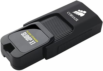 Corsair CMFSL3X1-32GB Flash Voyager Slider X1 32GB USB 3.0 Flash Drive , Black