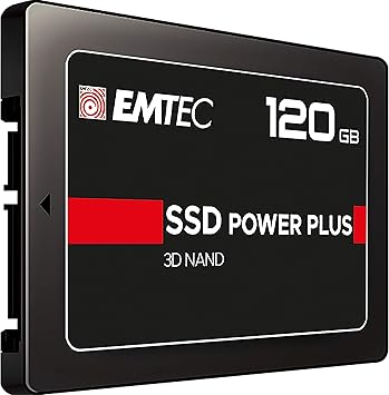 Emtec 120GB X150 Power Plus 3D NAND 2.5” SATA III Internal Solid State Drive (SSD) ECSSD120GX150