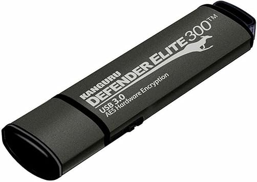 Kanguru Defender Elite300 FIPS 140-2 Certified, Secure USB 3.0 Flash Drive