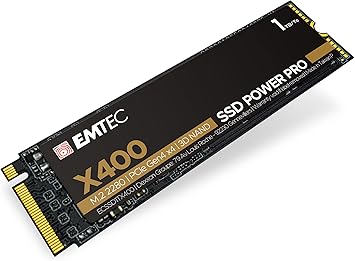 Emtec 1TB X400 Power Pro M.2 2280 PCIe Gen 4.0 x4 Internal Solid State Drive (SSD) ECSSD1TX400