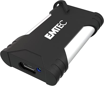 EMTEC - X210G Portable Gaming External Solid State Drive 2TB, 2TB - ECSSD2TX210G - USB-C 3.2 Gen2 - Up to 1100MB/s - 3D NAND Flash - Documents, Music, HD Video Storage