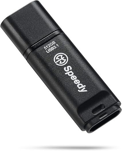 AXE MEMORY Speedy 512GB USB 3.1 SuperSpeed Flash Drive, Optimal Read Speeds Up to 400 MB/s. Write Speeds Up to 300 MB/s