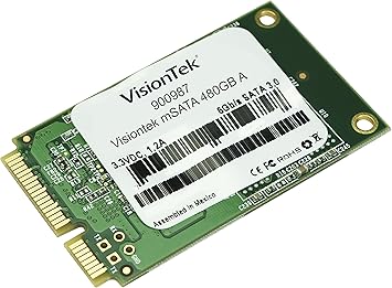 VisionTek 3D MLC mSATA 480GB SSD 550 MB/s Read and 390 MB/s Write - 900987