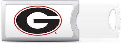 University of Georgia Push USB Flash Drive, Classic - 8GB