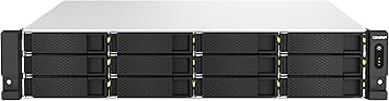 QNAP TS-h1887XU-RP-E2334-16G-US 18 Bay 2U Rackmount Hybrid NAS with Intel® Xeon® Processor, Dual 10GbE, ZFS Storage for Virtualization and Data-Intensive Enterprise Applications