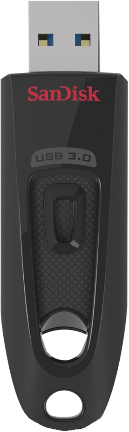 Sandisk Ultra USB Flash Drive, 64 GB, Black (SDCZ48-064G-A46)