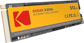 KODAK SSD M2 NVME PCI Express 3.0 Solid State Drive - 512GB