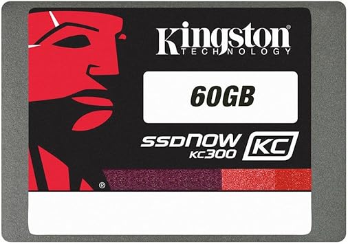 Kingston Digital 60 GB SSDNow KC300 SATA 3 2.5-Inch Solid State Drive with Adapter SKC300S37A/60G