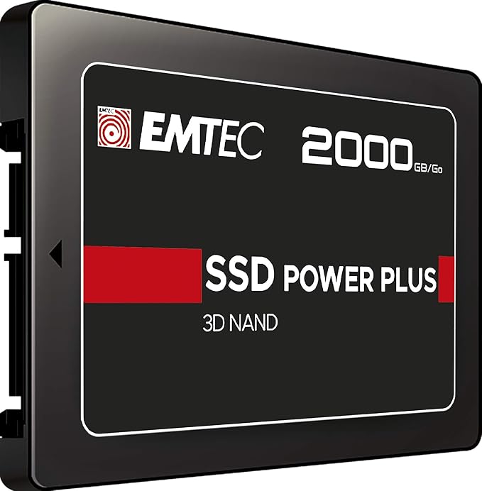 EMTEC Disque SSD X150 Power Plus 2To (2000Go) - S-ATA 2,5