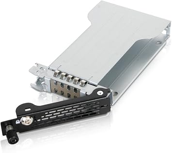 ICY DOCK MB491TKL-B 2.5 Inch SATA/SAS HDD/SSD Drive Tray with Metal Key Lock for Tougharmor (MB491) Series