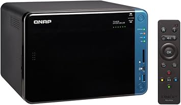 QNAP TS-653B-4G-US 6-Bay Professional-Grade iSCSI NAS. Intel Celeron Apollo Lake J3455 Quad-core CPU with Hardware Encryption and Exclusive USB Type-C Quick Access Port.