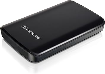 Transcend 750 GB 2.5-Inch USB 2.0 Portable External Hard Drive for Mac and PC TS750GSJ25D2 (Black)