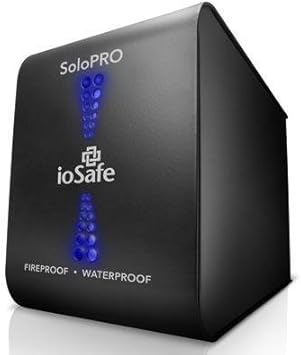 ioSafe SoloPRO 1 TB USB 3.0 Fireproof and Waterproof External Hard Drive with 1 Year Data Recovery Service - Black (SJ1000GB1YR)