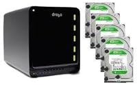 Drobo FS 7.5 TB Bundle DS2A2-15EARS-5 - Includes One Drobo S and Five 1.5 TB WD Caviar Green Hard Drive (Black)