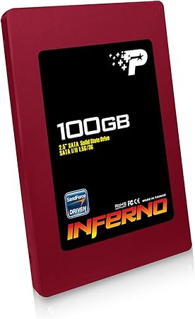 Patriot Inferno 100 GB SATA II 2.5-Inch Solid State Drive (SSD) with TRIM support PI100GS25SSDR