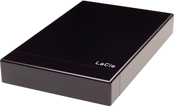 LaCie Little Disk 500GB Firewire 400/Firewire 800/USB 2.0 Portable External Hard Drive (Black) 301870