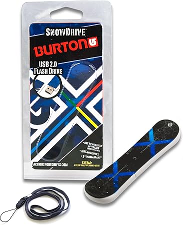 ACP-EP Memory BURT-CX09/8G 8GB Burton Custom X 09 SnowDrive USB Flash Drive